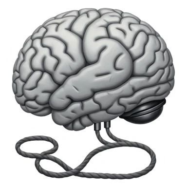 brain on a leash sticker