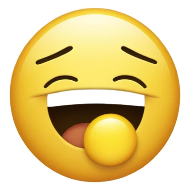 a crying laughing emoji with a peace sign  sticker