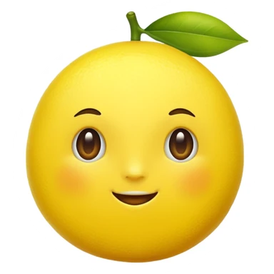 mirror this same emoji of🍋 sticker