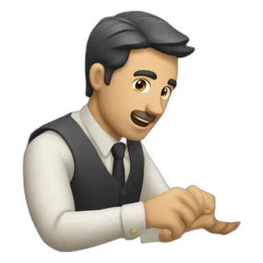 Hombre haciendo press de banca sticker