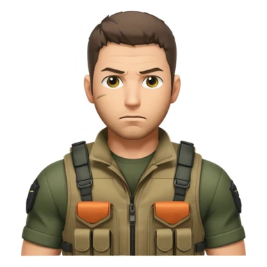 Chris redfield resident evil sticker