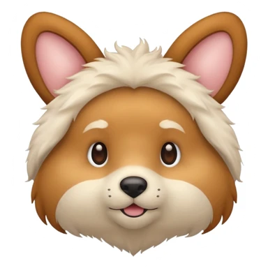 Kocaboo with light brown ears sticker