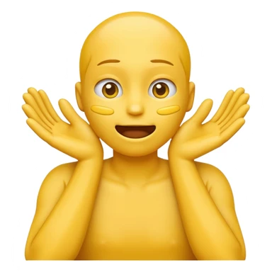yellow emoji hands choking its neck  sticker