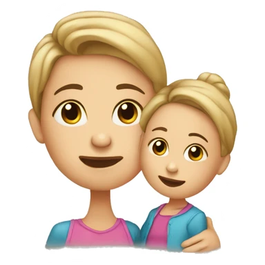 bebé y mamá  sticker