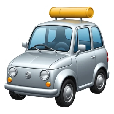 mach mir ein auto das auf einer route fährt sticker