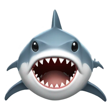 Shark with hoodie sticker