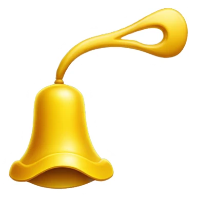 A yellow bell notification icon with a cancel mark on it sticker