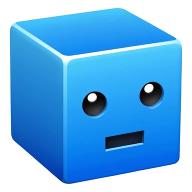 geometery dash cube sticker