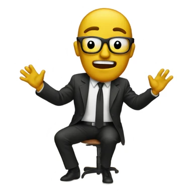 Comedian bombing on stage  sticker