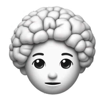  une figure humaine stylisée jetant un cerveau dans une poubelle, le tout en blanc sur un fond noir. C'est un design minimaliste qui semble suggérer l'idée de "jeter son cerveau" ou d'abandonner la réflexion.

 sticker