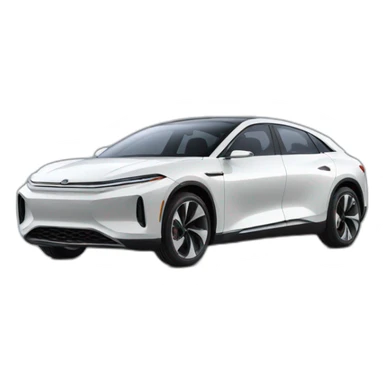 future sedan car of 2030 without logo red color sticker
