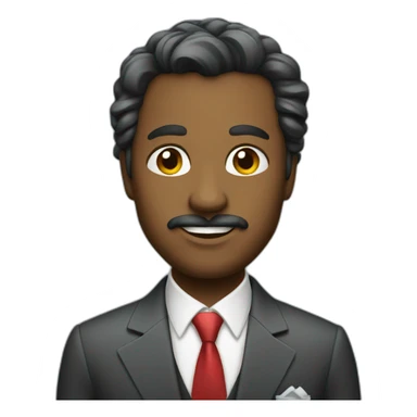 rich businessman sticker