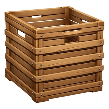 create a dnd style crate.png using 48x48 pixels size sticker