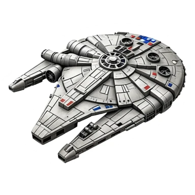Star Wars millennium falcon sticker
