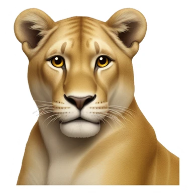 Leão fazendo entrega de central multimídia  sticker