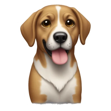 Perro con mascara de ladron sticker