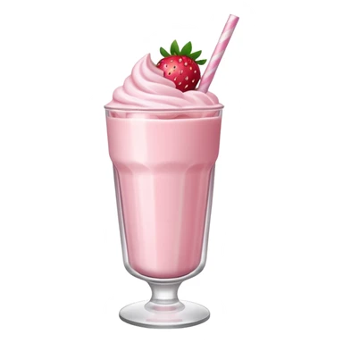 Milkshake çilekli sticker