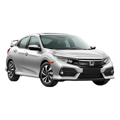 Honda Civic 1.6 İes egzozlu sticker