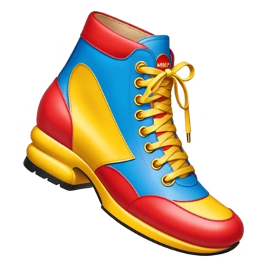 Moschino spam can design shoe art sticker