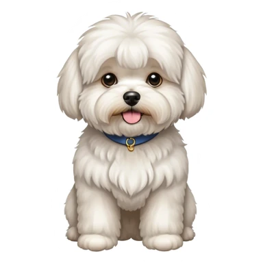 Bichon frise Lhasa apso mix sticker