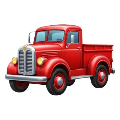 red truck sticker