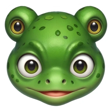 egy fogyatékos békafej ami cuki sticker