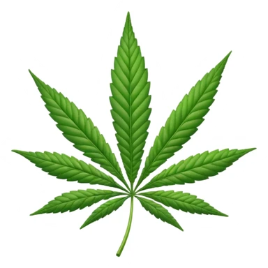 Hoja de la marihuana emoji sticker