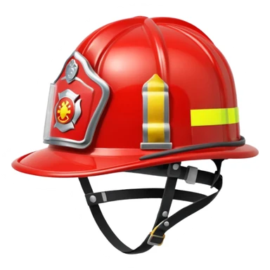 firefighter's hat sticker