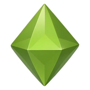  Olive color plumbob sims  sticker