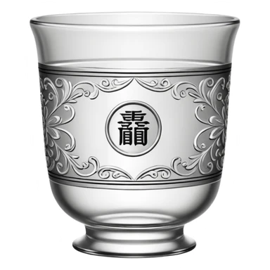 1 Chinese Baijiu cup sticker