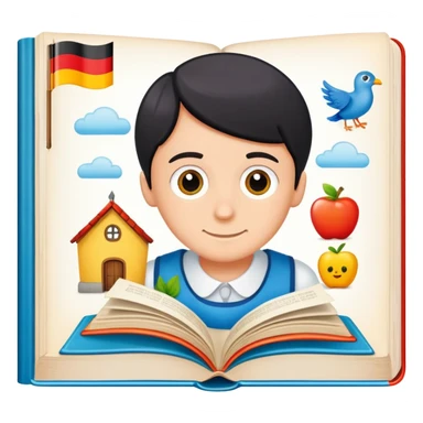 German book 6th grade sticker