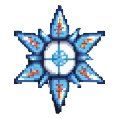 shuriken ninja star weapon item for game sticker