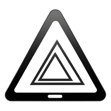 Minimalistic flat vector icon, iOS style, thin black contour on white background. Simple code window with a small play triangle in the corner, and a smartphone outline next to it. Clean, no text, no shadows sticker