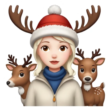 🤍☃️🦌 sticker