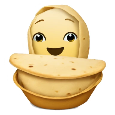 tortillas en un canasto  sticker