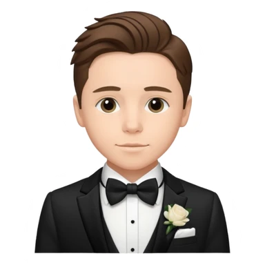 brooklyn beckham at wedding sticker