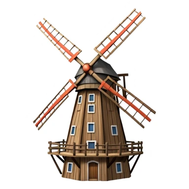 Dutch Windmill sticker