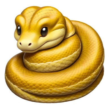 Meme-Worthy cute Sleeping Anaconda Portrait Emoji, Body coiled in a relaxed, peaceful slumber with a contented expression and softly closed eyes, showcasing intricately patterned scales and a serene demeanor, Simplified yet hilariously adorable features, highly detailed, glowing with a soft, drowsy jungle light, high shine, relaxed and utterly lovable, stylized with an air of playful laziness, bright and heartwarming, soft glowing outline, capturing the essence of a sleeping serpent that feels destined to become the next viral sensation of adorable rest! sticker