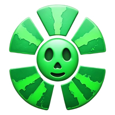 Radioactive sticker