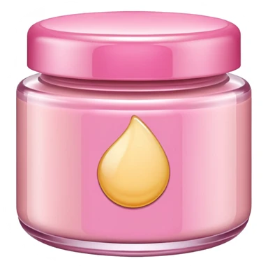 pink cream packaging sticker