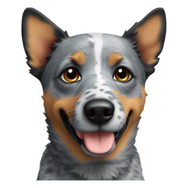 Blue heeler dog  sticker