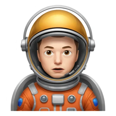 Elon Musk in the space: Angry sticker