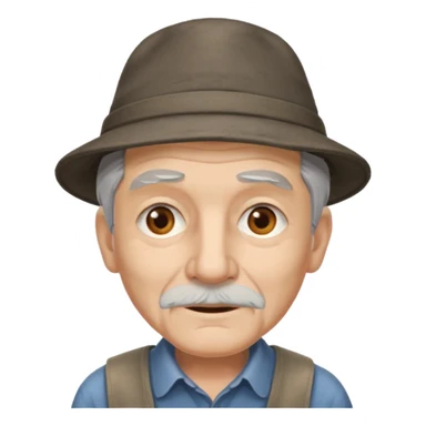 abuelo de pueblo cerrado sticker