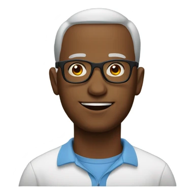 Normal looking father from Ohio with glasses  sticker