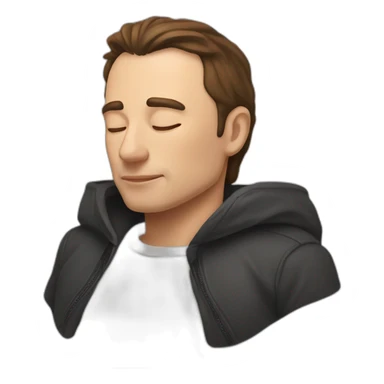 Élon Musk is sleeping sticker
