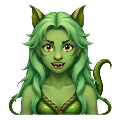 Vampira loba duende serpiente  sticker