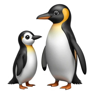 question, penguin sticker