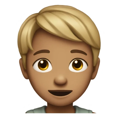 the child's tears are flowing sticker