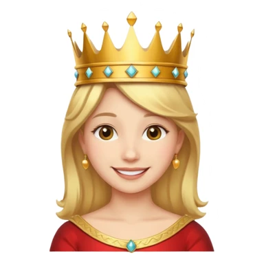 Una persona enamorado y con una corana sticker