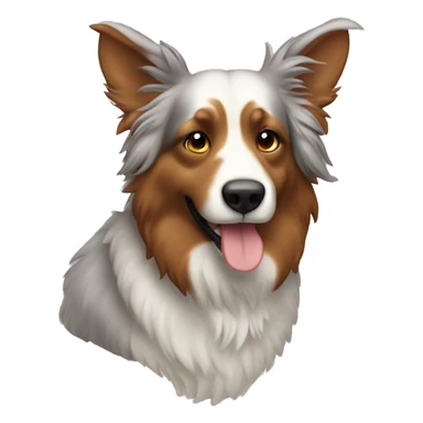 Berger australien jouant au pc sticker